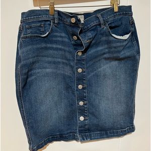 Loft Denim Skirt, Size 12